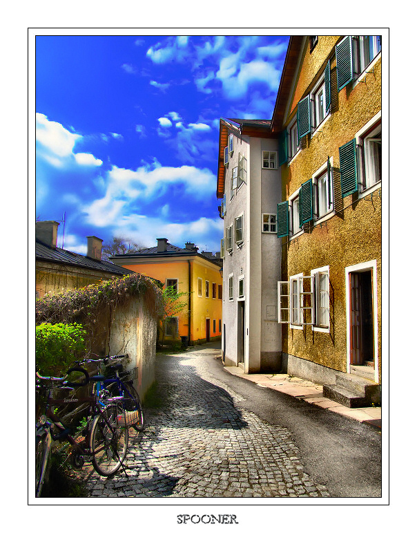 The streets of Salzburg
