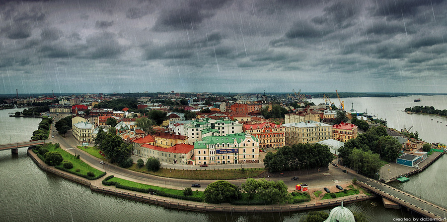 Rains in Vyborg