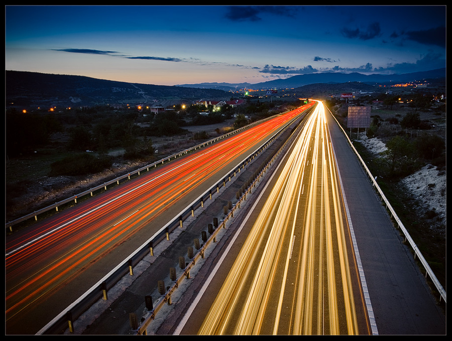 Night motorway