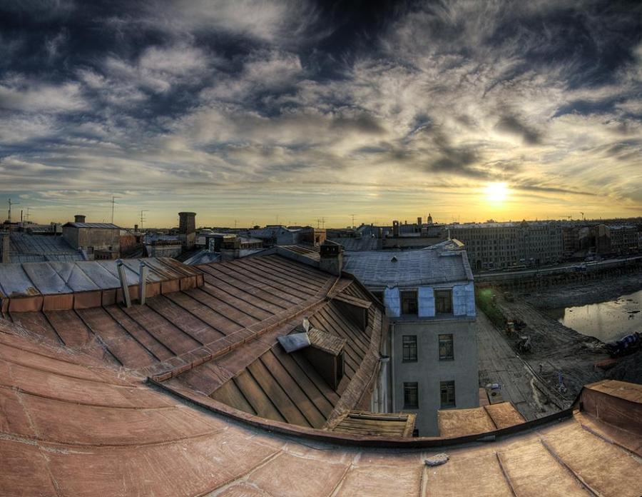 Sky on the roofs