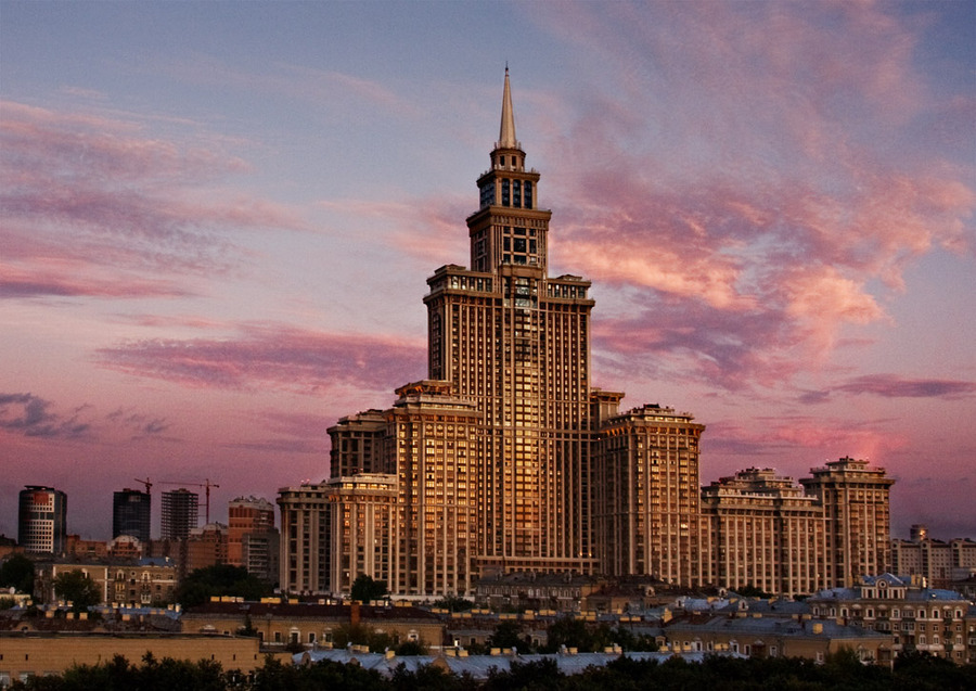 Triumph at sunset