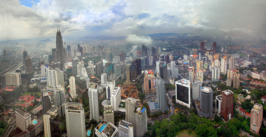 Kuala Lumpur. Monsoon.