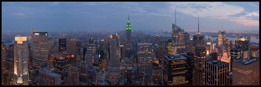 New York, New York... | megalopolis, night, New York, lights, panorama