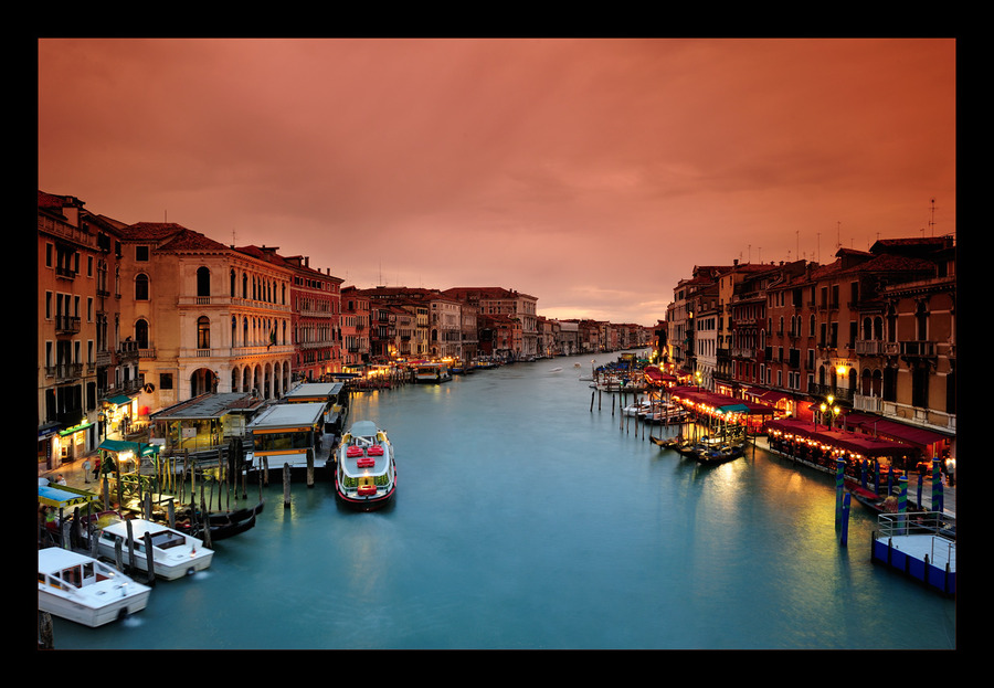 Sunset at Canal Grande