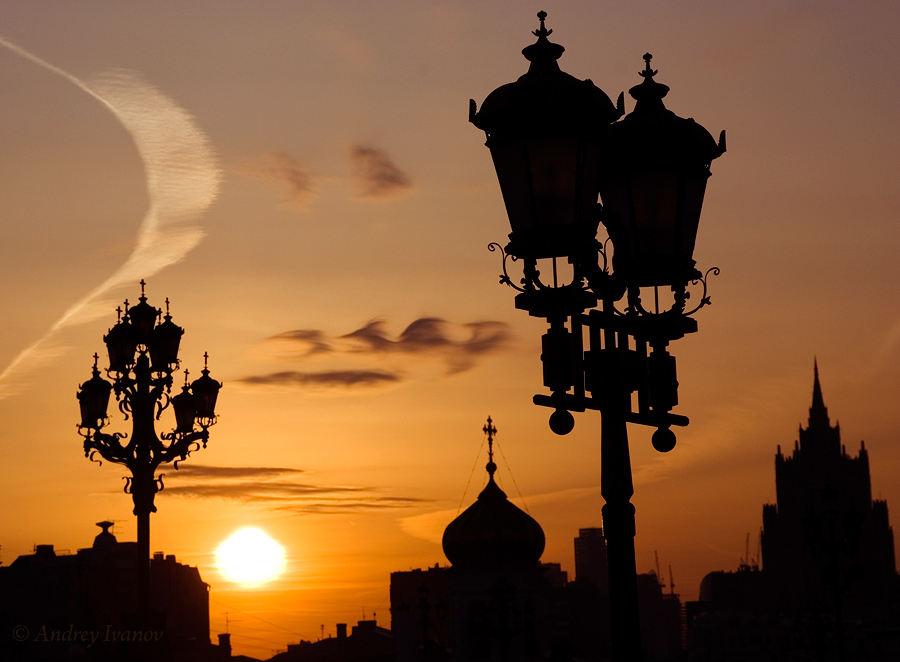 Moscow silhouettes