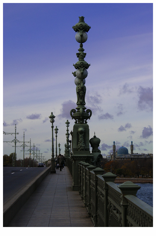 Evening. Troitsky bridge