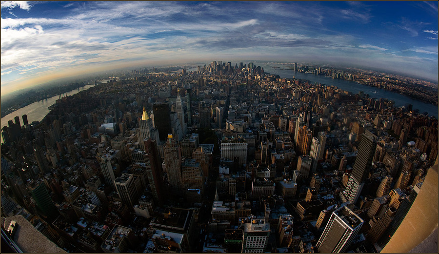 Morning at Hudson river