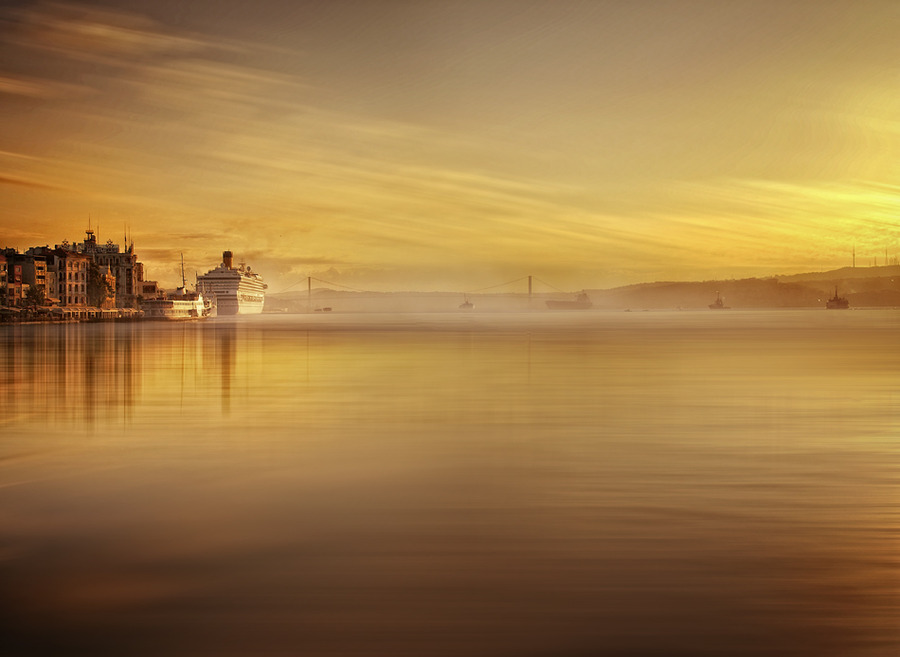 Sunrise over two Continents