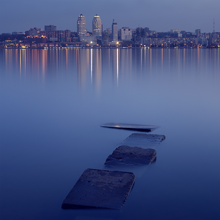 Stairs to the water