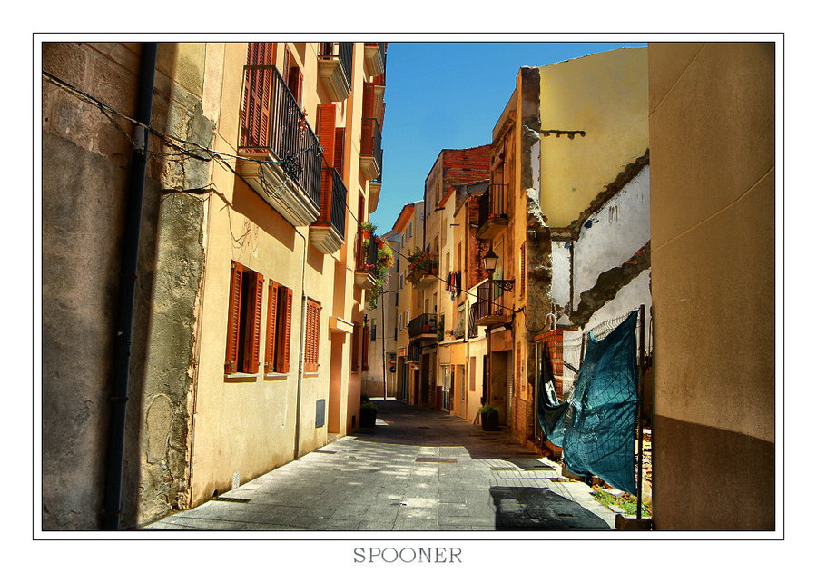 Colorful Spanish street