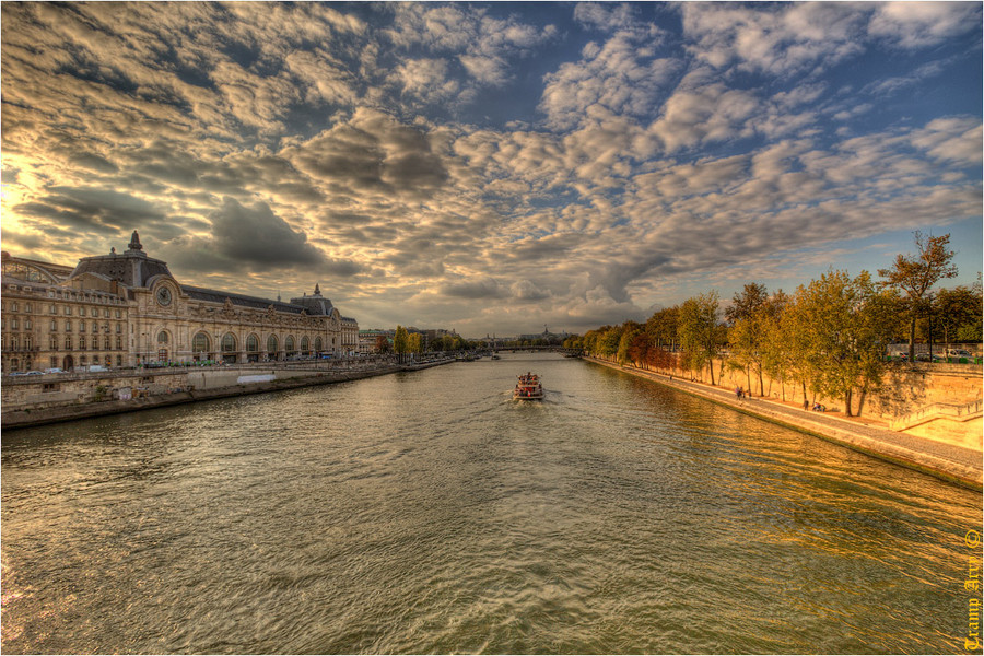 Sunset on the Seine