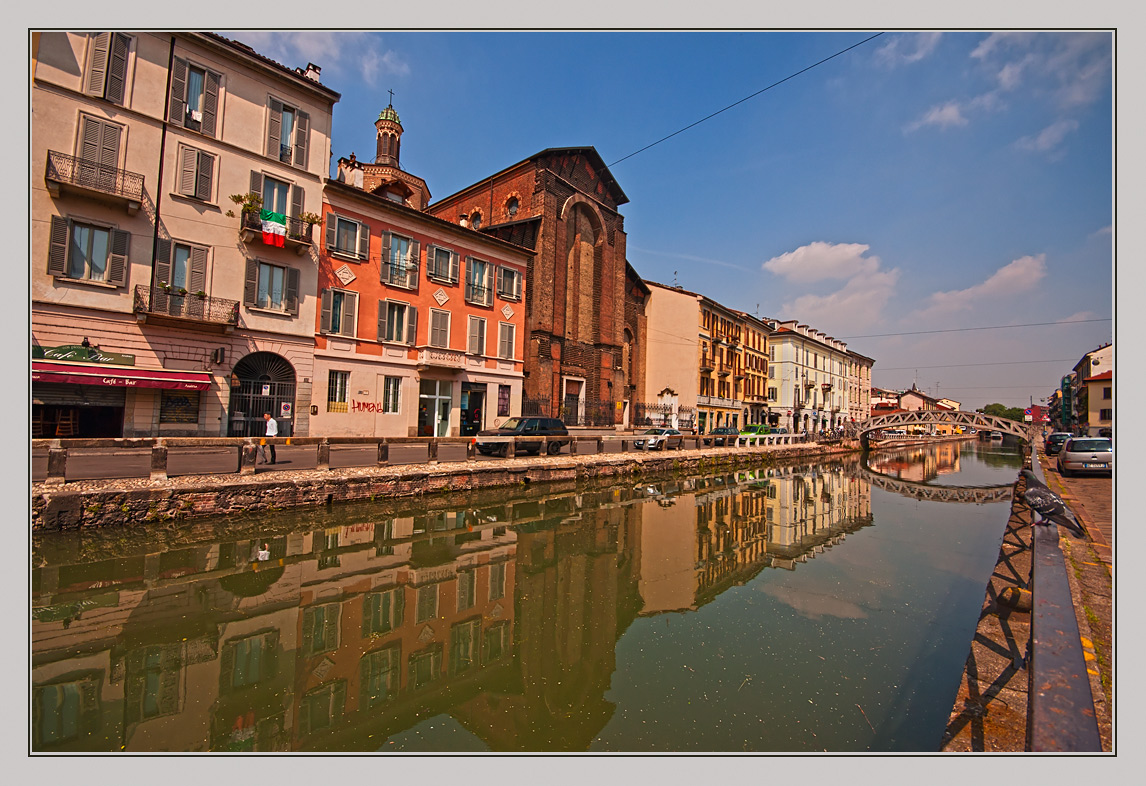 Channel in the center of the town