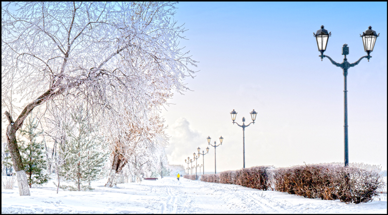 Winter enbankment