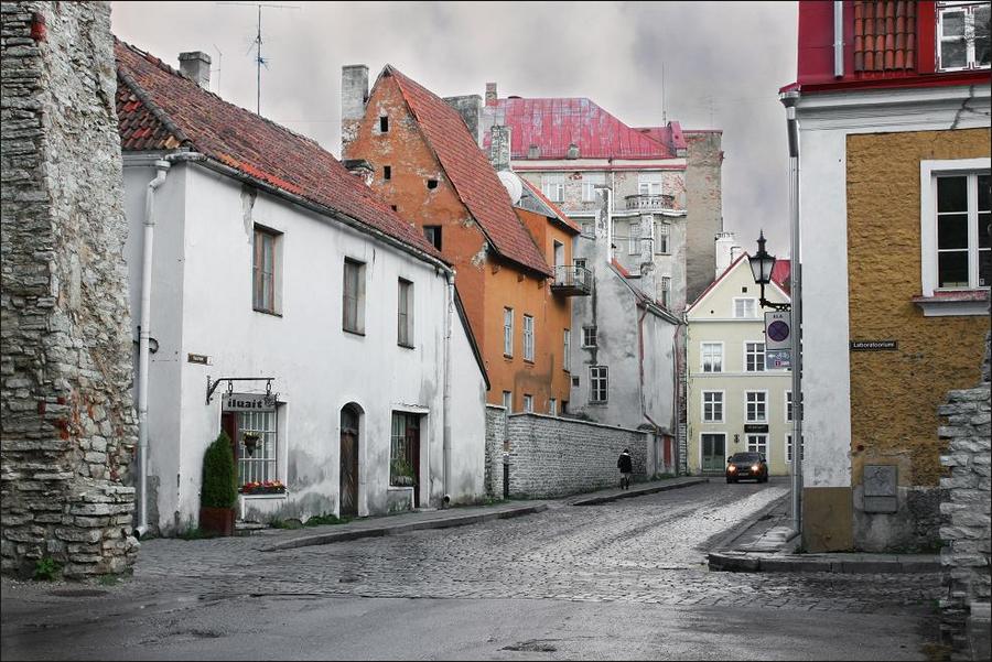 Crossroad in the village