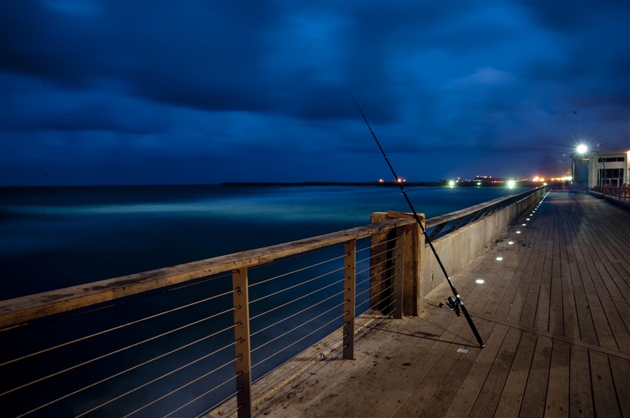 Fishing in the night