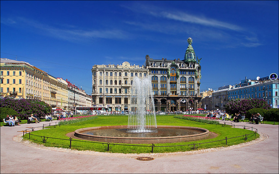 Fountain on the square