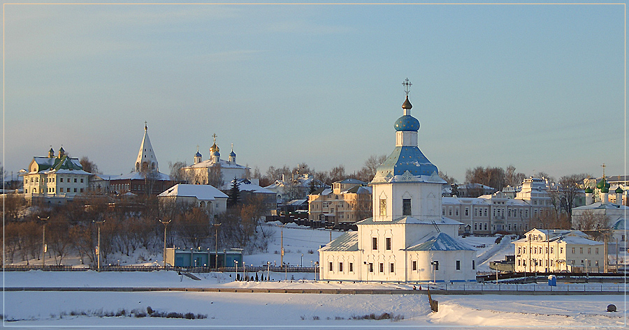 Winter morning in the old town