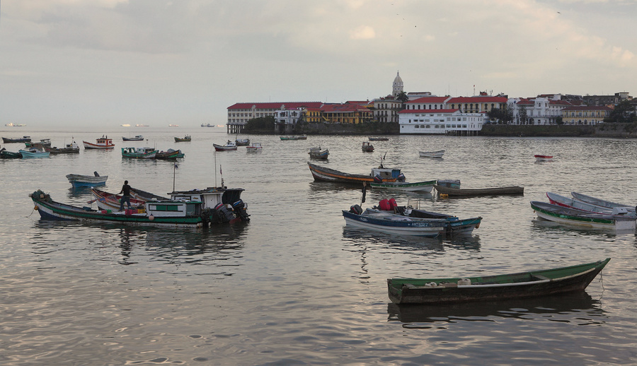 Boats in the creek