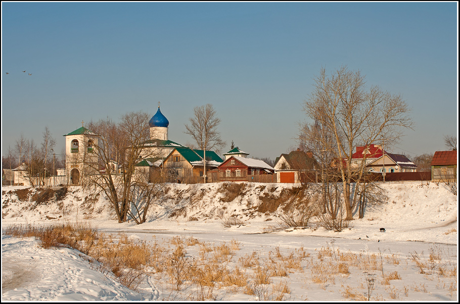 Winter came to our village