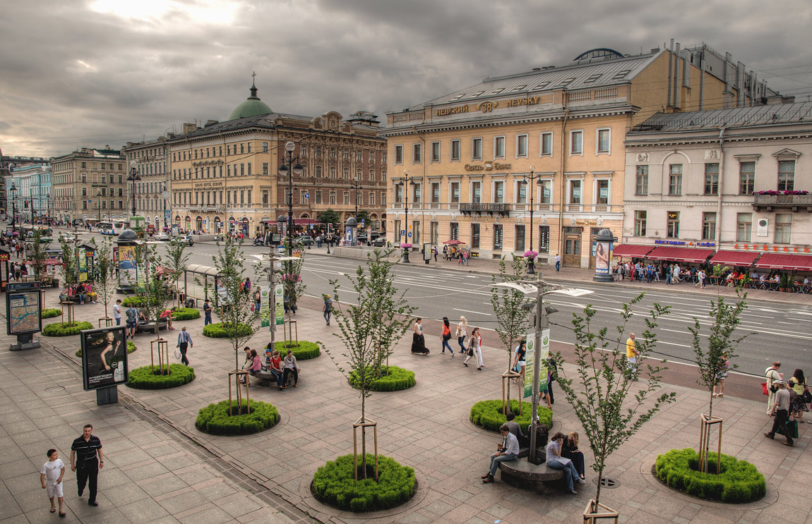 The Nevsky avenue