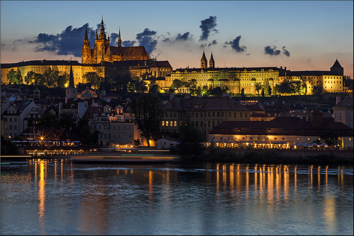 Evening city in Germany