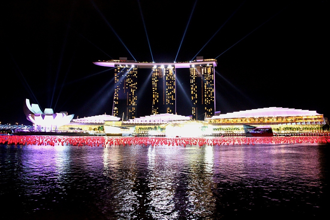 Lights of Marina Bay