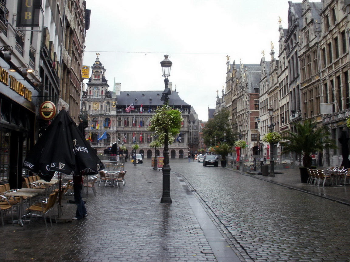Stone-block pavement in Belgium