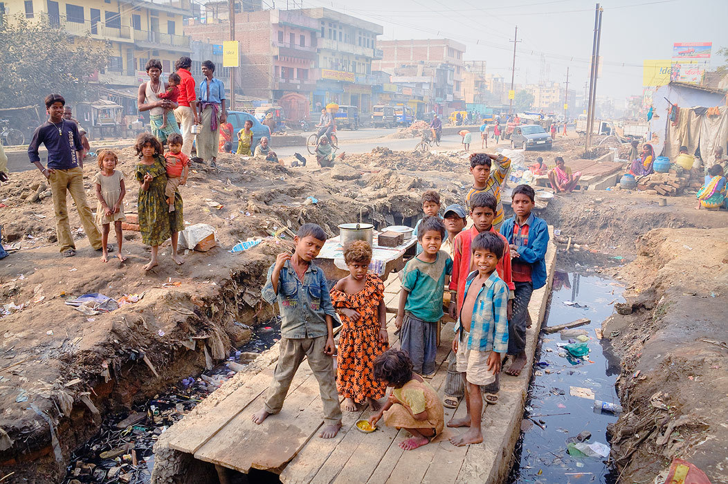 Slums of Patna, Bihar 