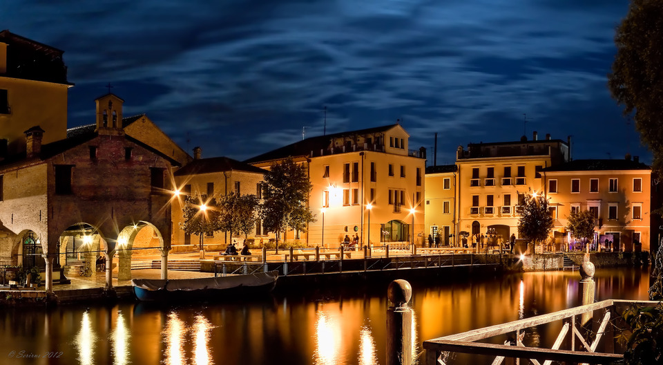 Evening quay, Portogruaro