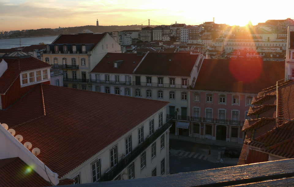 On the roof of the home town