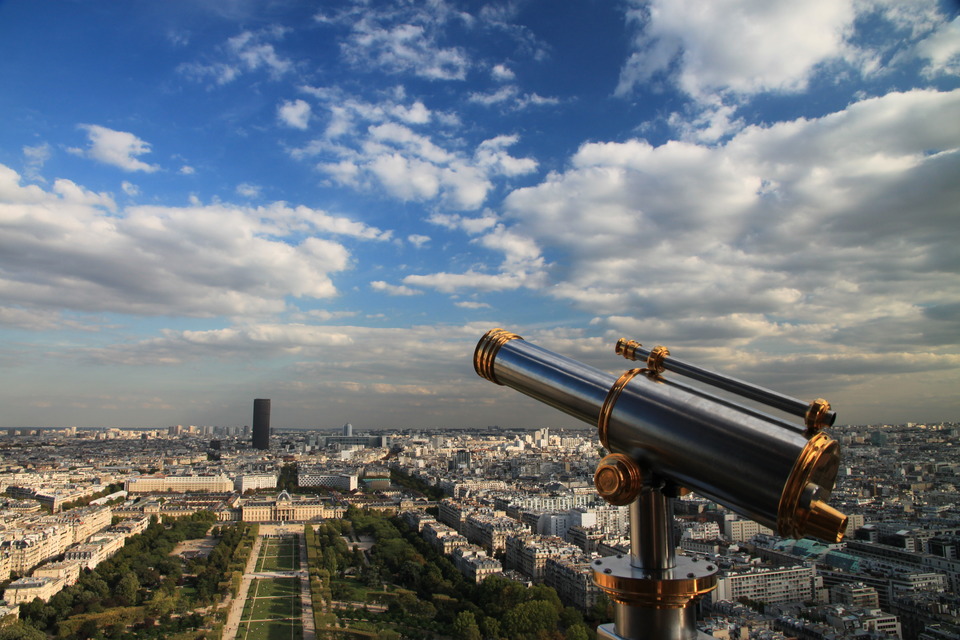 Viewing point of the Eiffel Tower, Paris 