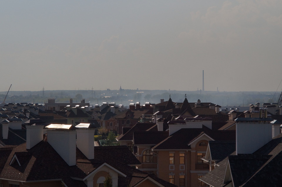 Above the roofs