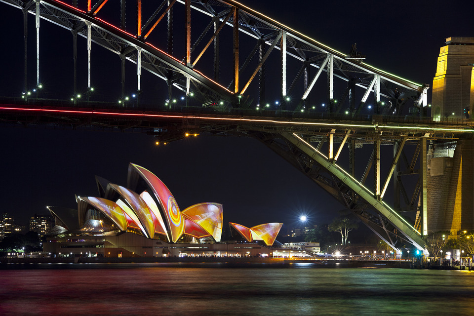 Festival of light in Sydney