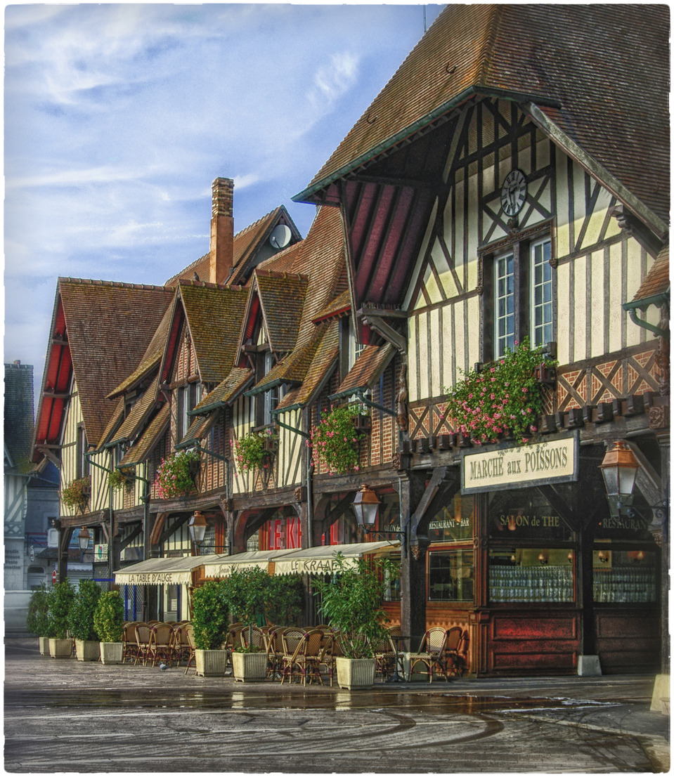 Fish market in Deauville