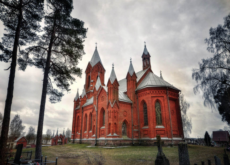 red church