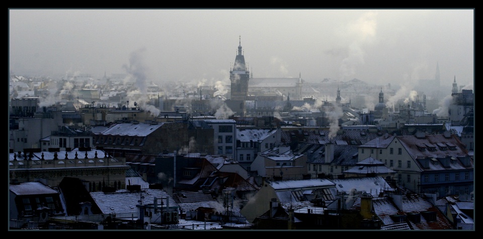 Prague in winter