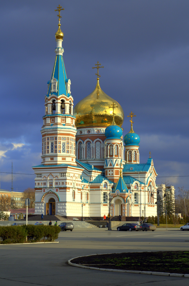 Church with a golden cupola