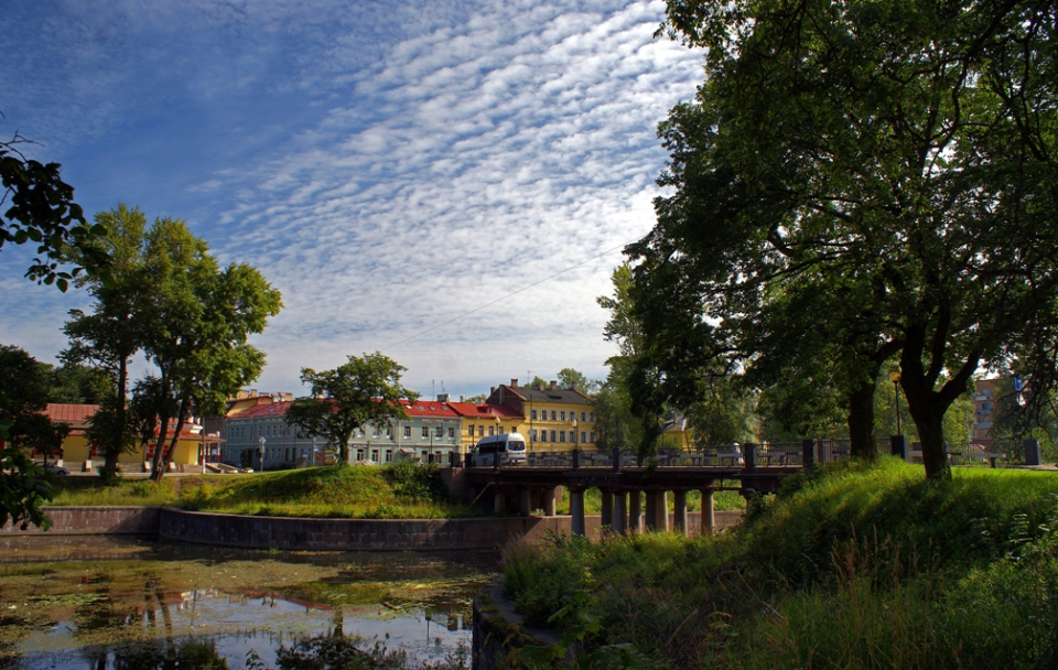 Bridge view ober the oldvolga channel