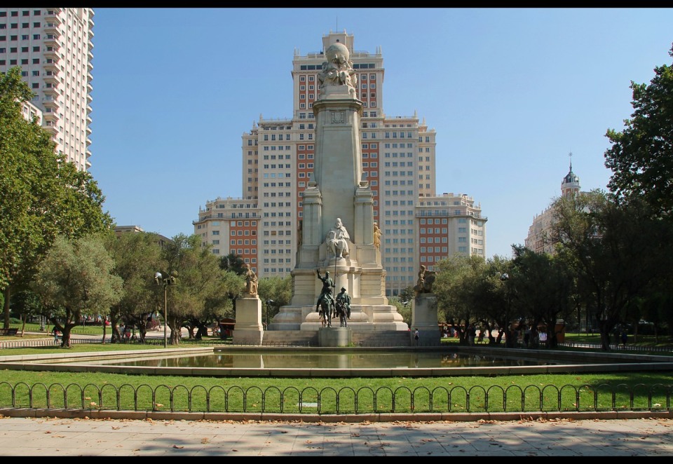 Monument of Miguel de Cervantes, Madrid