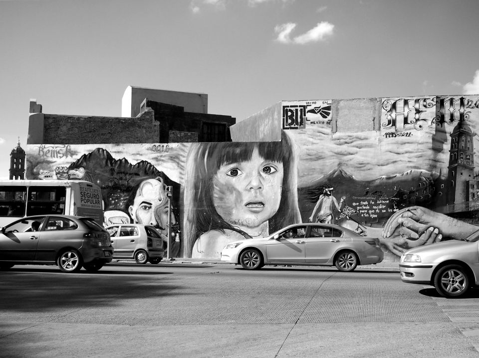 Graffiti in Puebla, Mexico