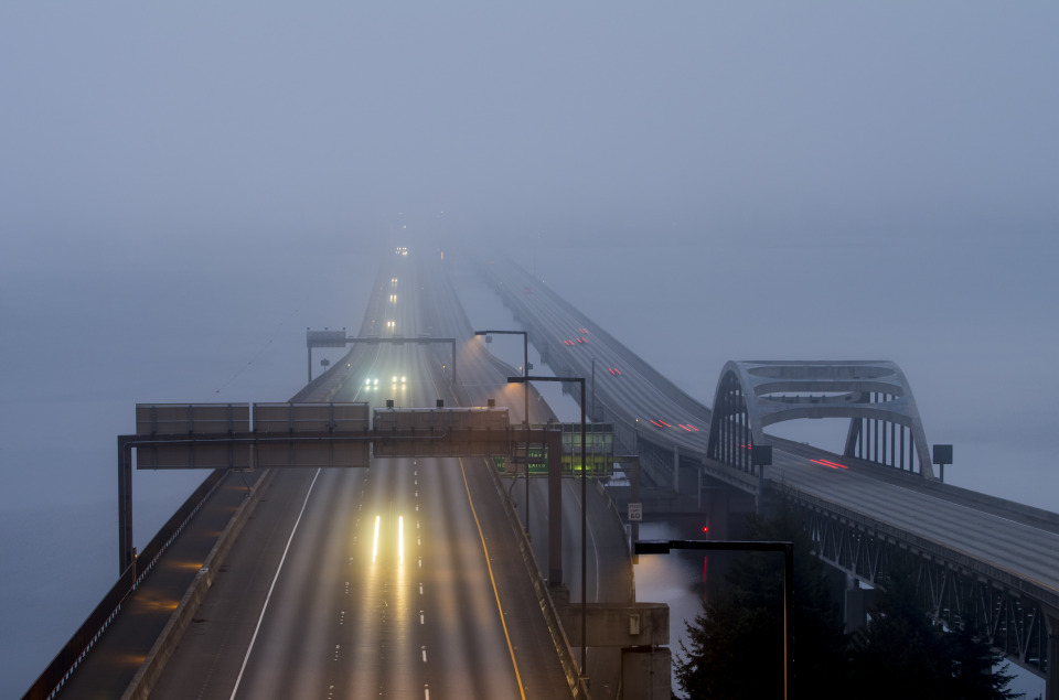 Pontoon bridge, Washington