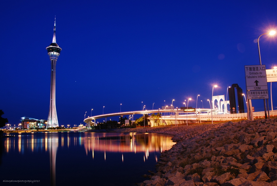 Macau Tower at Night